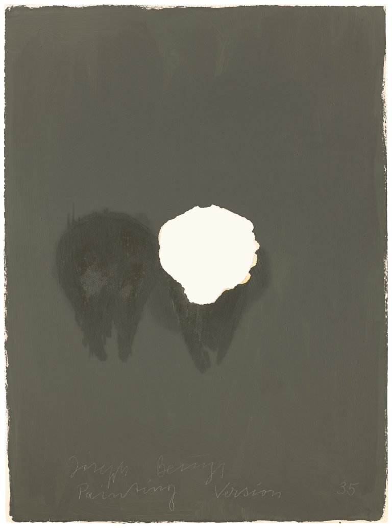 Auf diesem Bild ist das folgende Kunstwerk zu sehen: Joseph Beuys. „Painting Version 35“. 1976.