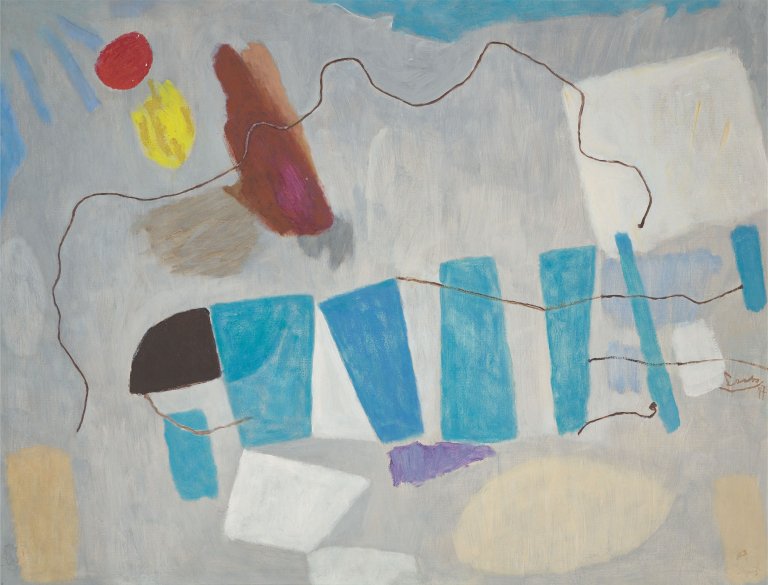 Auf diesem Bild ist das folgende Kunstwerk zu sehen: Hans Laabs. Ohne Titel. 1997.