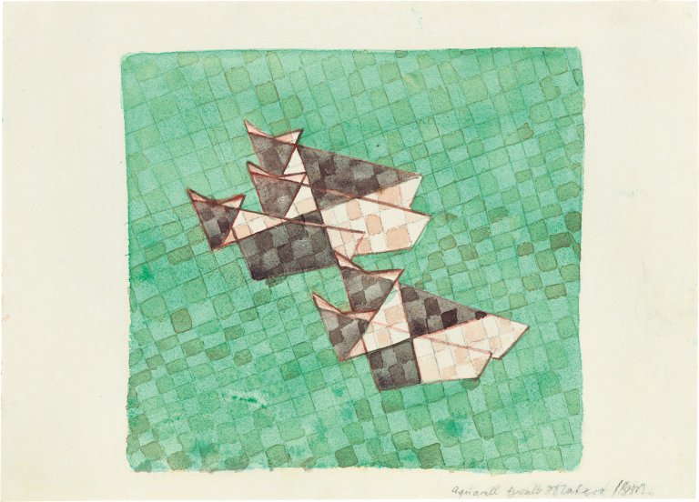 Auf diesem Bild ist das folgende Kunstwerk zu sehen: Ewald Mataré. „Fünf Kühe“. 1951.