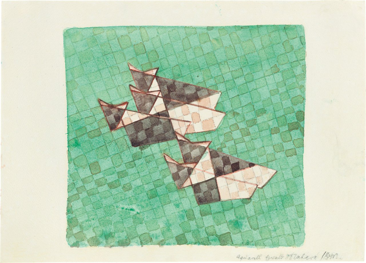 This picture shows the following artwork: Ewald Mataré. ”Fünf Kühe”. 1951.