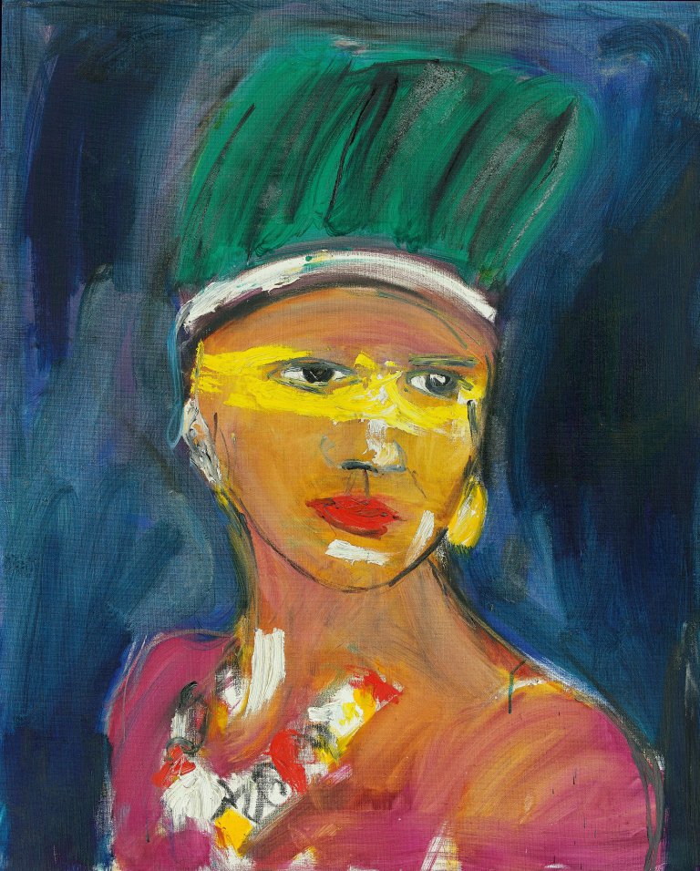 This picture shows the following artwork: Luciano Castelli. „“PIRATIN FU“ (BIRGIT)“. 1985.