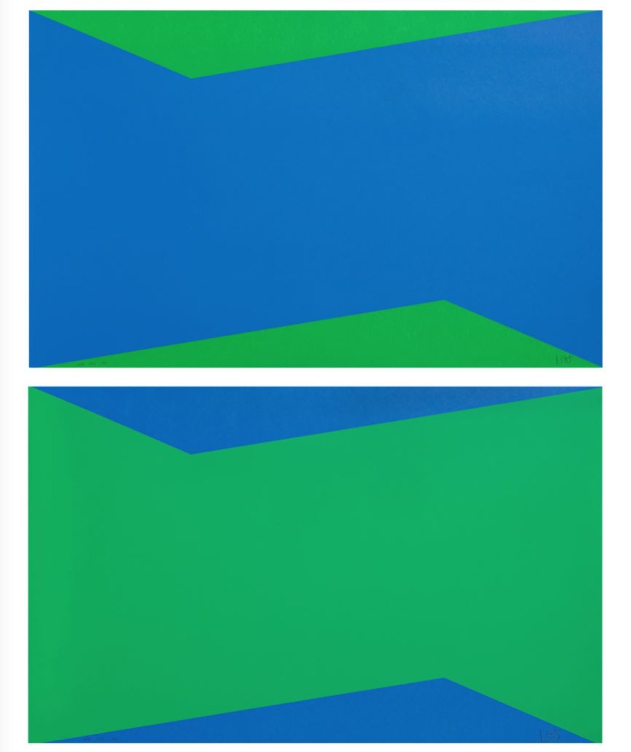 Auf diesem Bild ist das folgende Kunstwerk zu sehen: Leon Polk Smith. „Long Journey“. 1979-87.