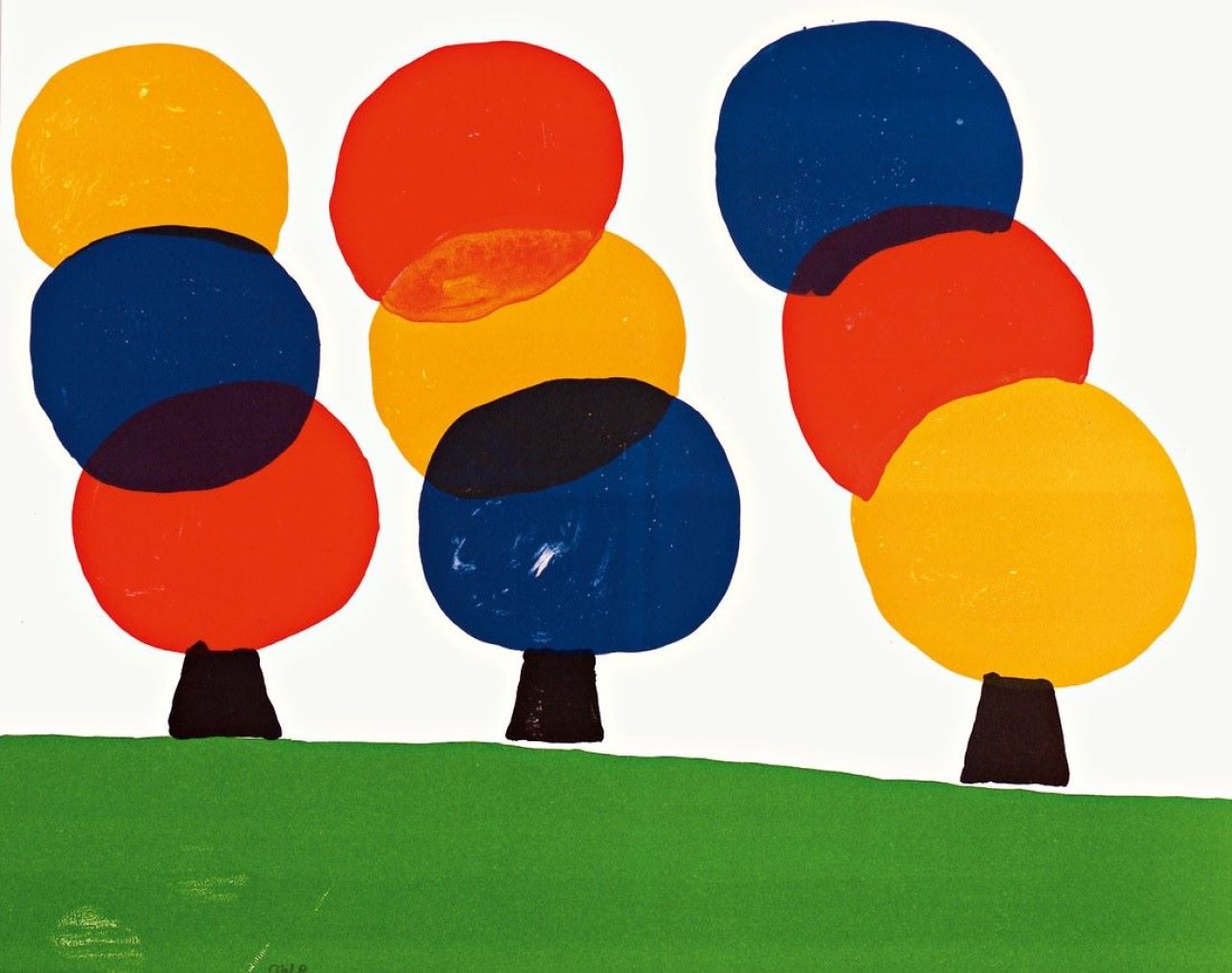 Auf diesem Bild ist das folgende Kunstwerk zu sehen:  Tal R (d.i. Tal Rosenzweig). Ohne Titel. 2003.