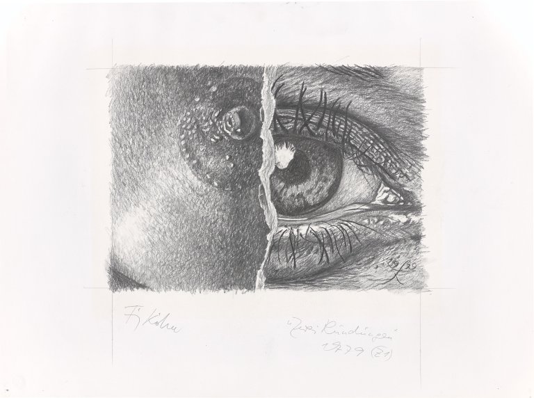 Auf diesem Bild ist das folgende Kunstwerk zu sehen: Fritz Köthe. „Zwei Rundungen“. 1979.