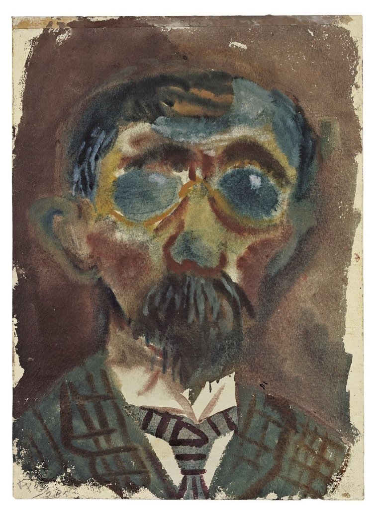 Auf diesem Bild ist das folgende Kunstwerk zu sehen: Otto Dix. „Dr. F“. 1923.