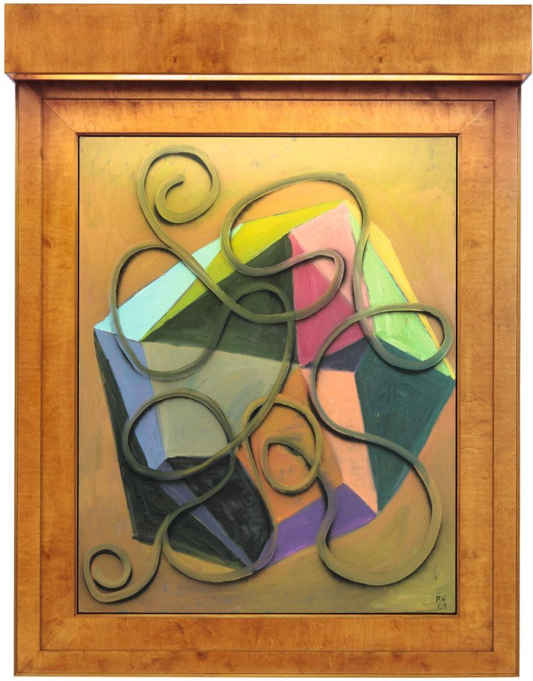 Auf diesem Bild ist das folgende Kunstwerk zu sehen: Anton Henning. „Interieur No. 371“. 2007.