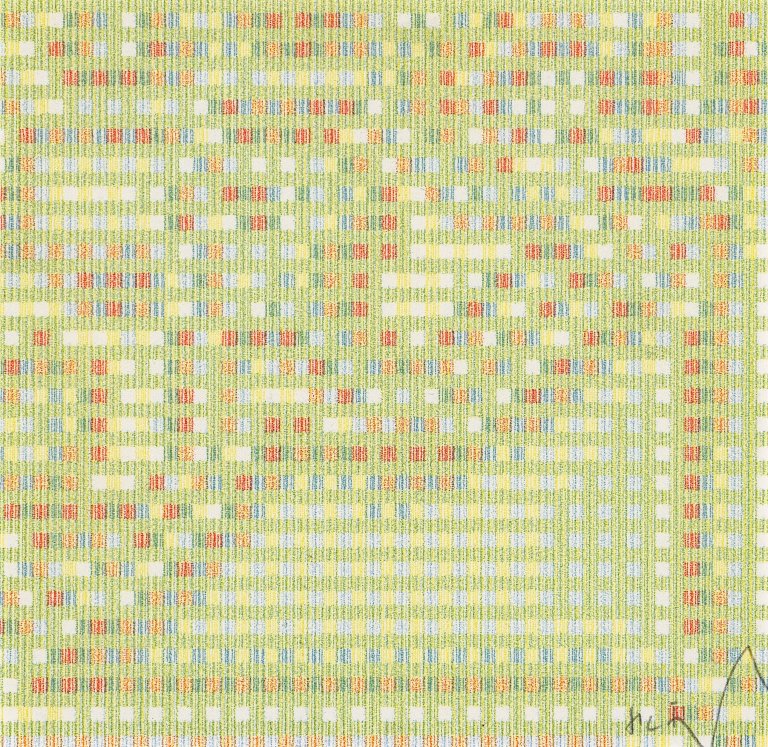 Auf diesem Bild ist das folgende Kunstwerk zu sehen: Herbert W. Franke. „Metamorphose C“. 1973.