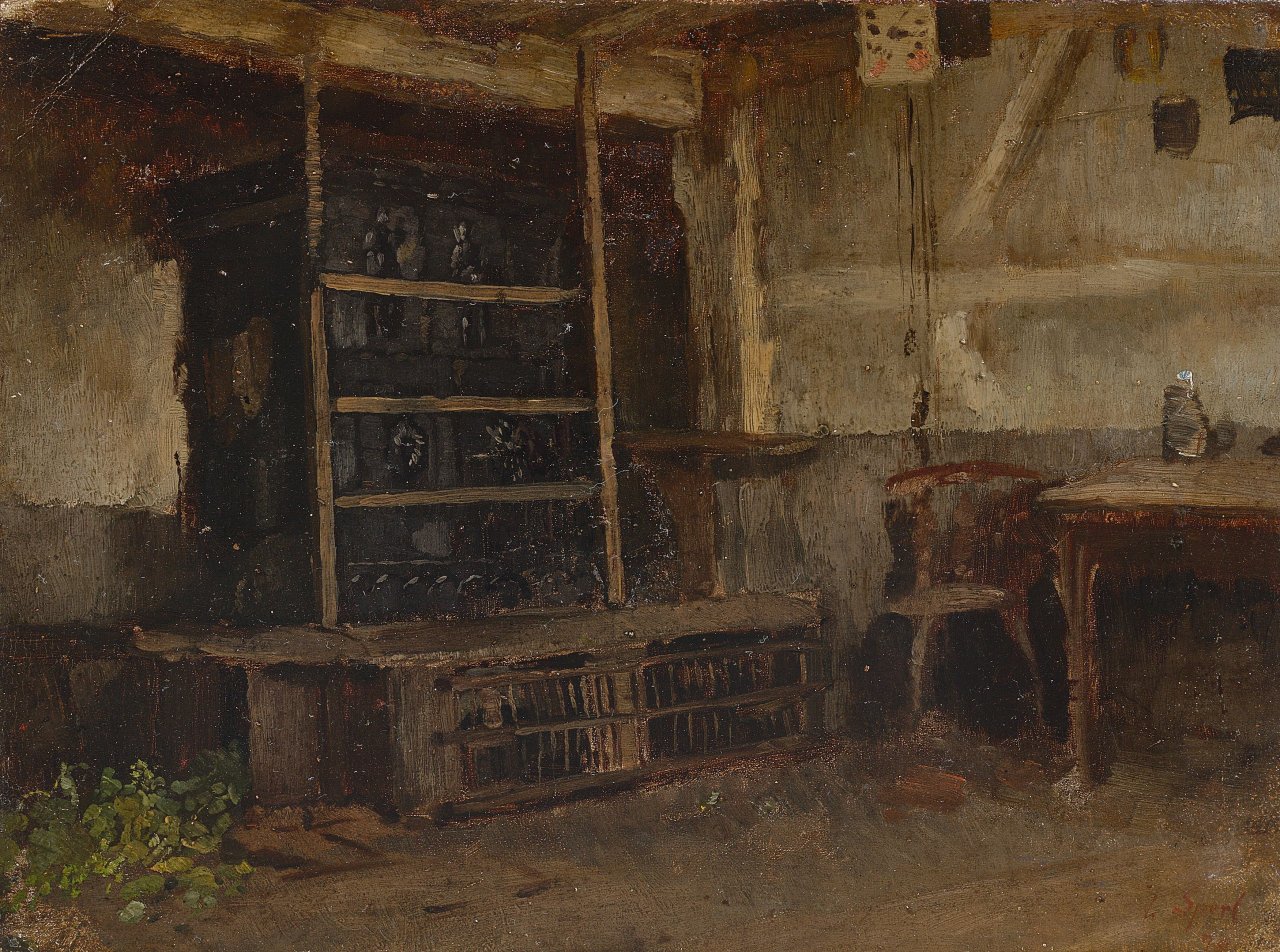Catalog image of Die Stube Wilhelm Leibls in Kutterling. Um 1873