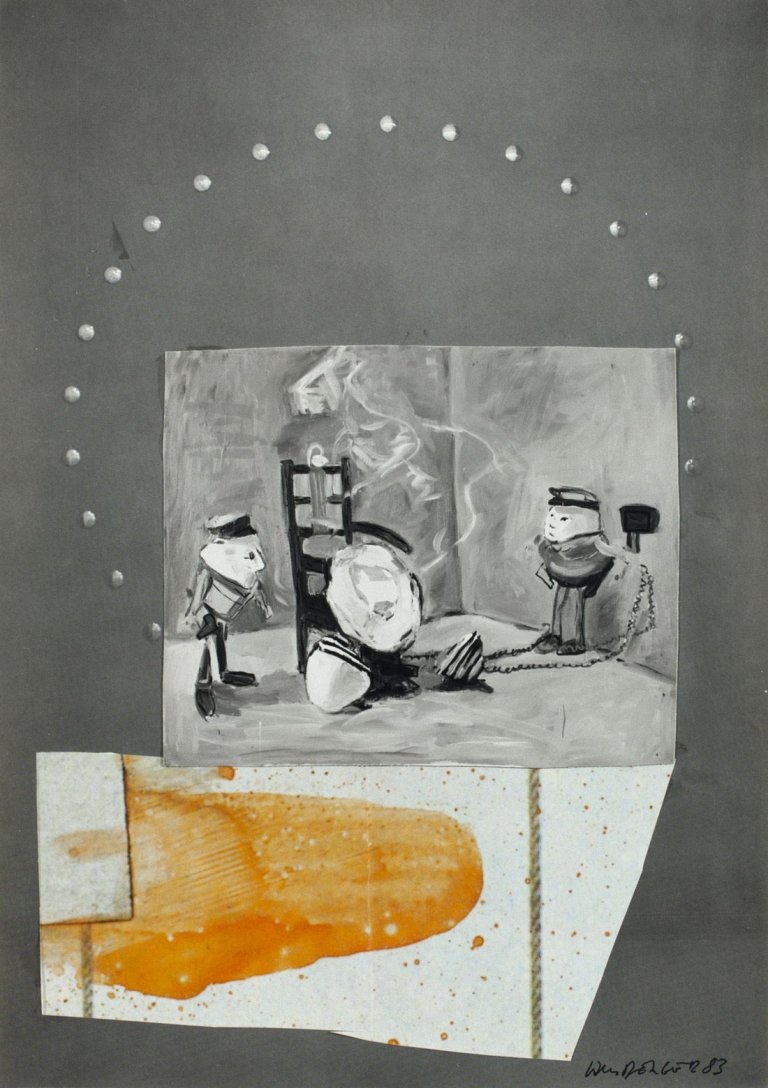 Auf diesem Bild ist das folgende Kunstwerk zu sehen: Martin Kippenberger. Ohne Titel. 1983.