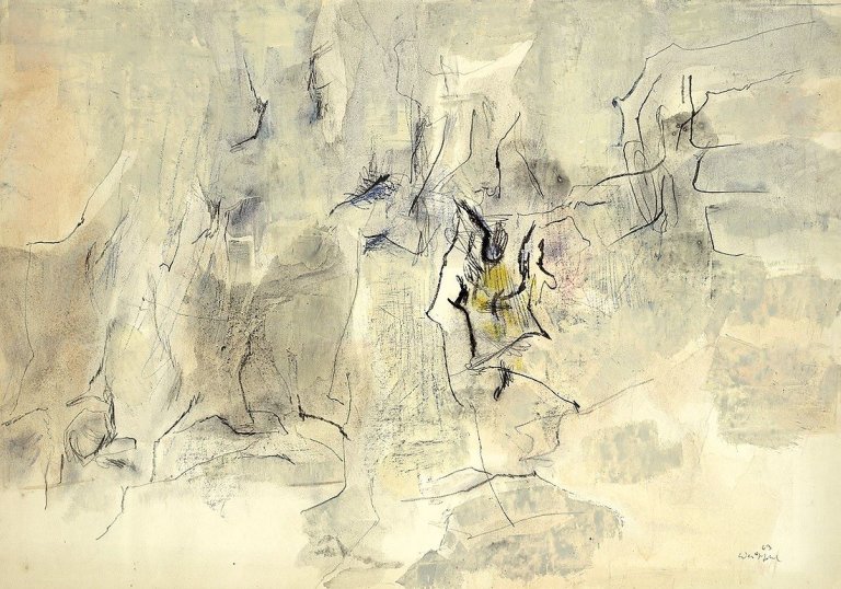 Auf diesem Bild ist das folgende Kunstwerk zu sehen: Conrad Westpfahl. Ohne Titel. 1963.