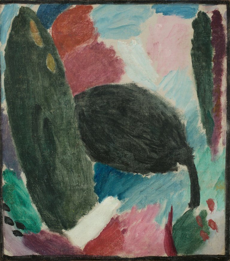 Auf diesem Bild ist das folgende Kunstwerk zu sehen: Alexej von Jawlensky. „Variation“. Um 1918.