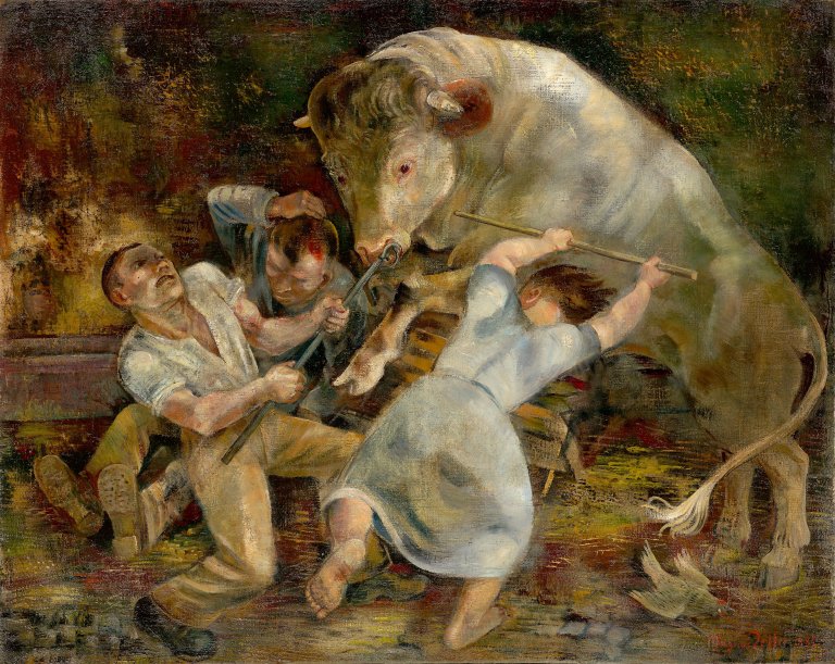 Auf diesem Bild ist das folgende Kunstwerk zu sehen: Magnus Zeller. „Stier“. 1935.