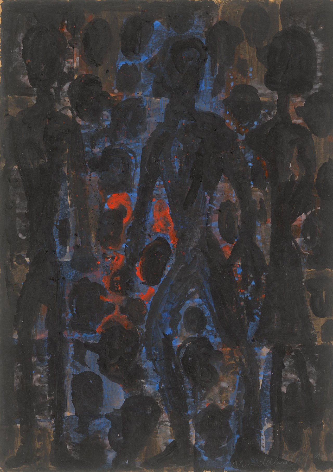 Auf diesem Bild ist das folgende Kunstwerk zu sehen: Helmut Middendorf. Ohne Titel. 1991.