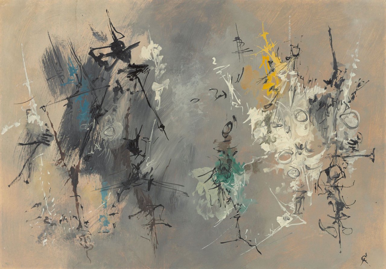 Auf diesem Bild ist das folgende Kunstwerk zu sehen: Rolf Cavael. „S13“. 1956.