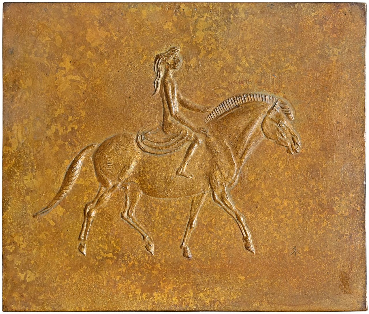 Auf diesem Bild ist das folgende Kunstwerk zu sehen: Gerhard Marcks. „Kleine Reiterin“. 1979.