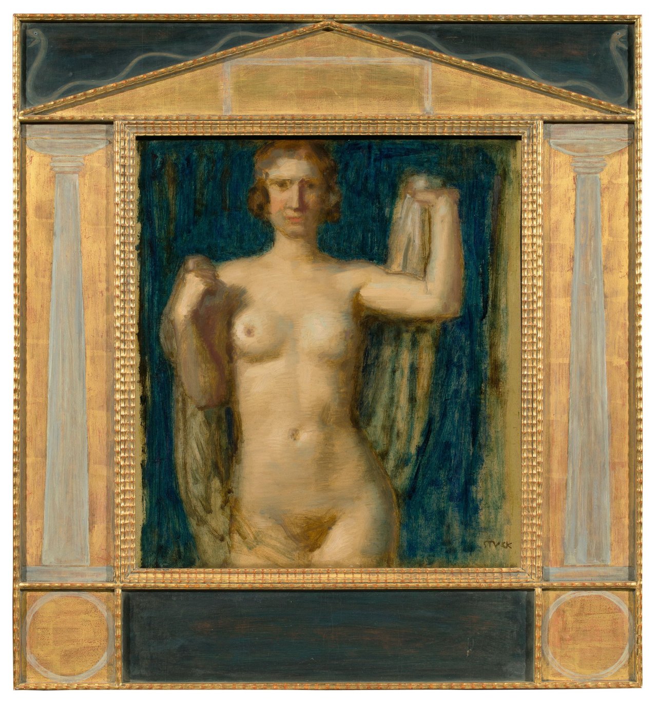 This picture shows the following artwork: Franz von Stuck. Phryne. Circa 1917.