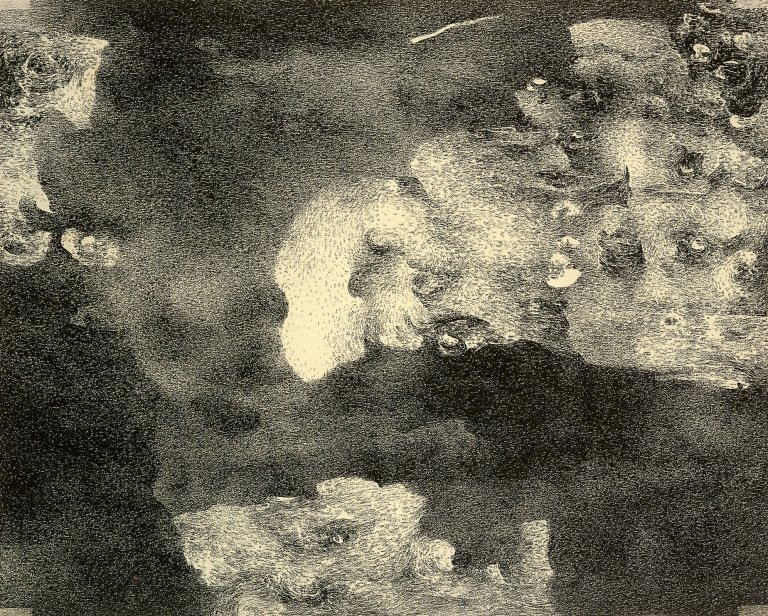 Auf diesem Bild ist das folgende Kunstwerk zu sehen: Richard Oelze. „Z 140“. 1962.