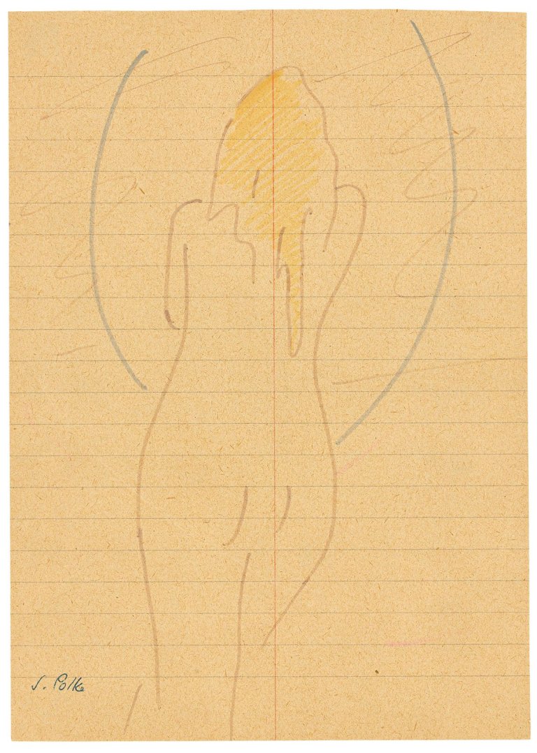 Auf diesem Bild ist das folgende Kunstwerk zu sehen: Sigmar Polke. Ohne Titel. 1969.