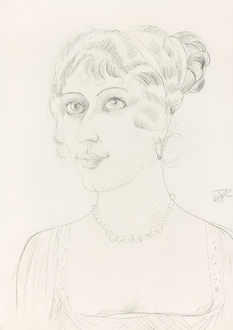 Auf diesem Bild ist das folgende Kunstwerk zu sehen: Otto Dix. „Puppe“. 1922.