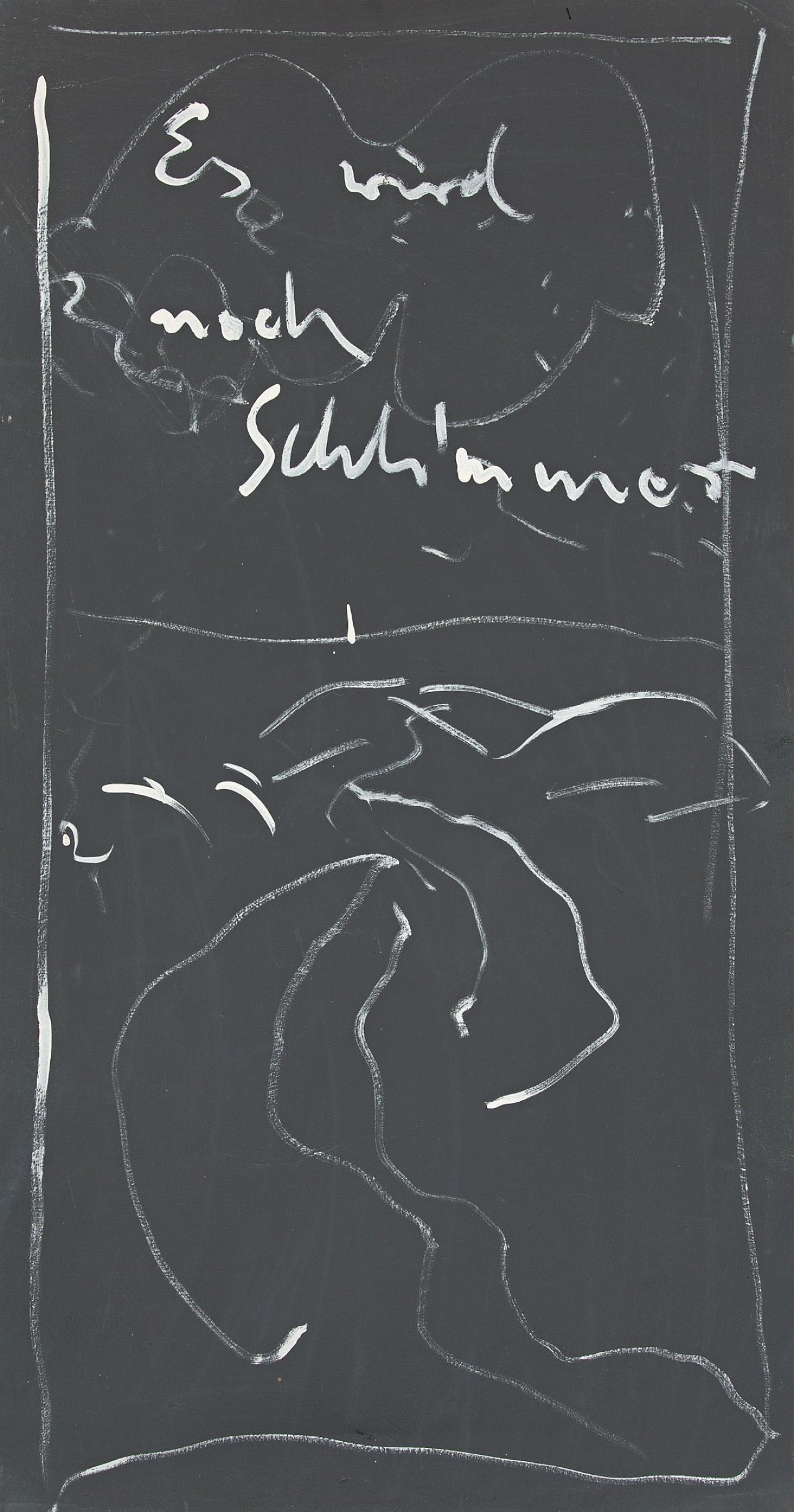 Auf diesem Bild ist das folgende Kunstwerk zu sehen: Bernd Koberling. „Es wird noch schlimmer“. 1971.
