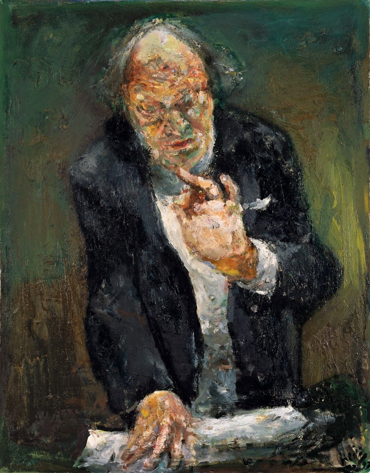 This picture shows the following artwork: Bernhard Heisig. „Kurt Masur“. 1997.