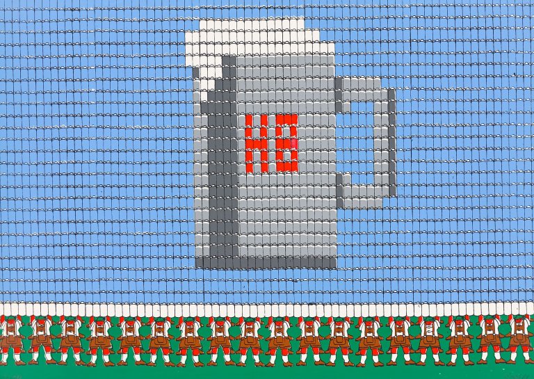 Auf diesem Bild ist das folgende Kunstwerk zu sehen: Thomas Bayrle. „HB“. 1969.