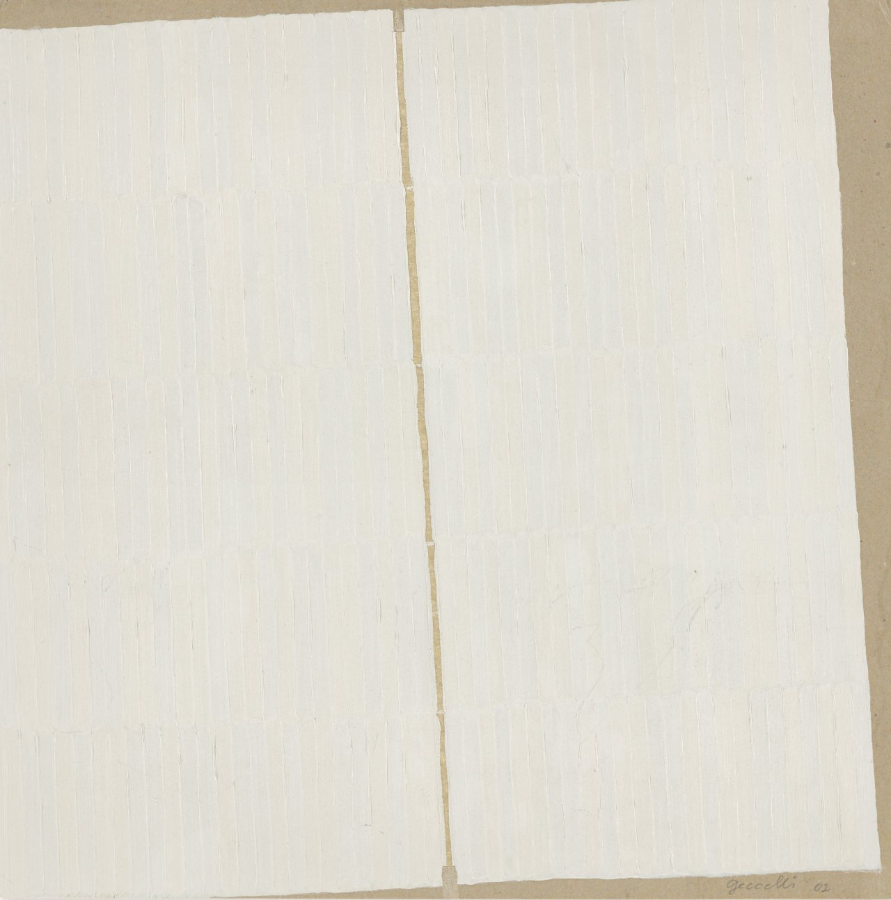 Auf diesem Bild ist das folgende Kunstwerk zu sehen: Johannes Geccelli. Ohne Titel. 2002.