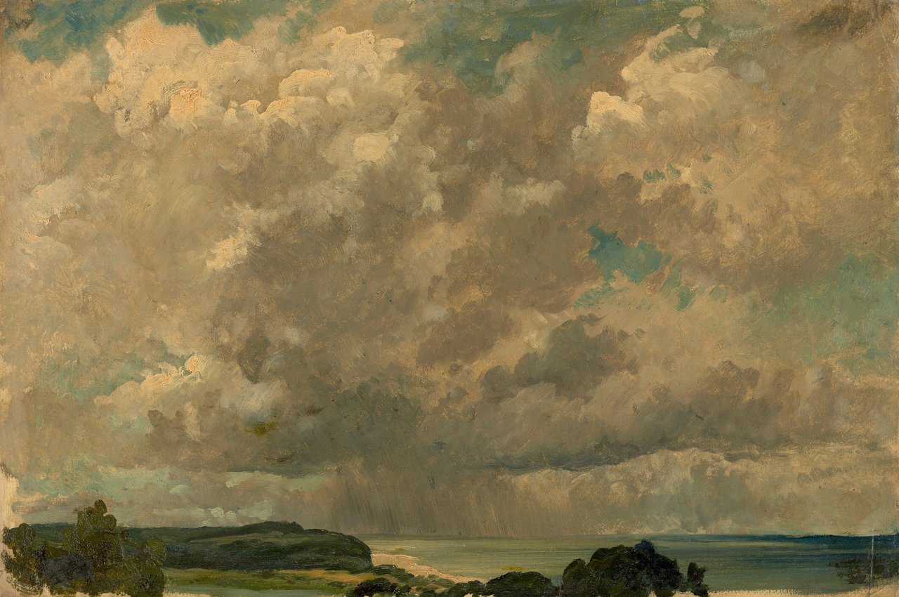 Auf diesem Bild ist das folgende Kunstwerk zu sehen: Friedrich Preller d. J.. An der Ostsee. Nach 1881.