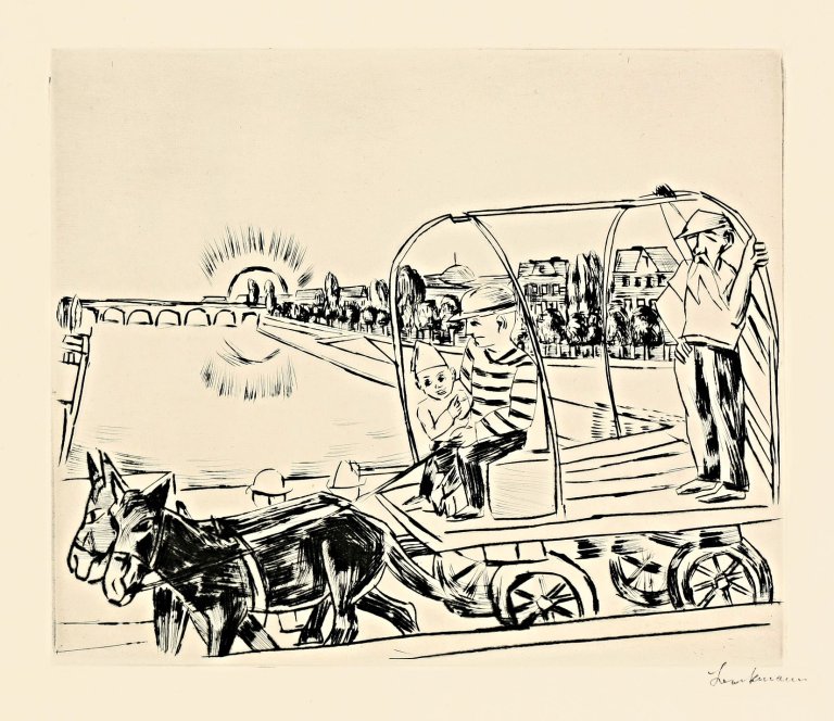 Auf diesem Bild ist das folgende Kunstwerk zu sehen: Max Beckmann. „Der Morgen“. 1923.