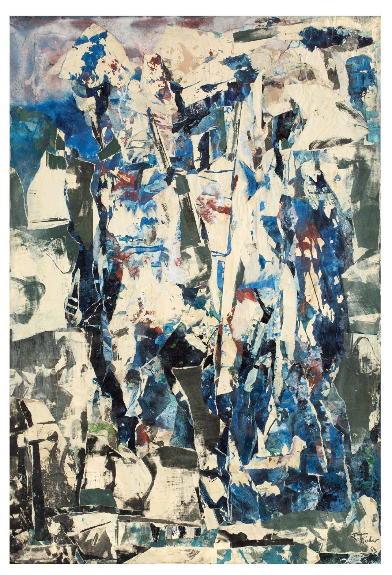 Auf diesem Bild ist das folgende Kunstwerk zu sehen: Fred Thieler. „Desafinado“. 1963.