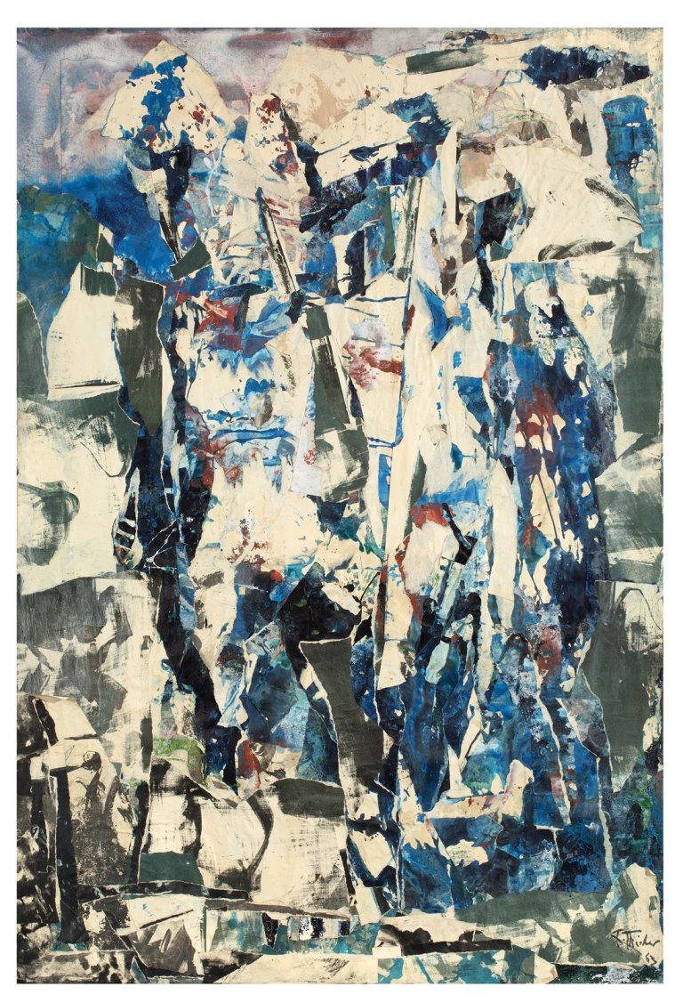 Auf diesem Bild ist das folgende Kunstwerk zu sehen: Fred Thieler. „Desafinado“. 1963.