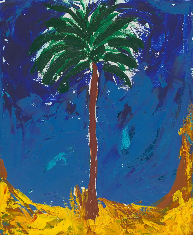 Auf diesem Bild ist das folgende Kunstwerk zu sehen: Mario Schifano. Ohne Titel. 1990/91.