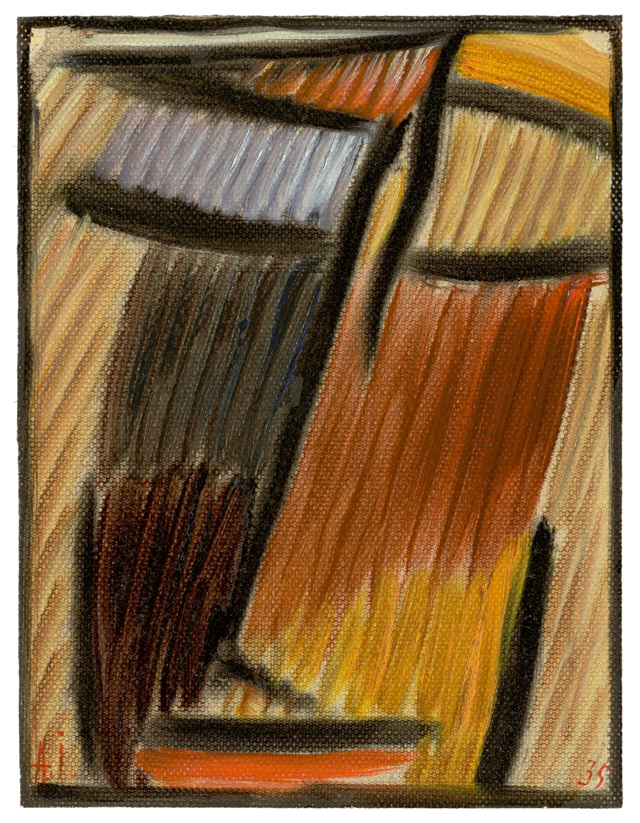 Auf diesem Bild ist das folgende Kunstwerk zu sehen: Alexej von Jawlensky. „Meditation“. 1935.