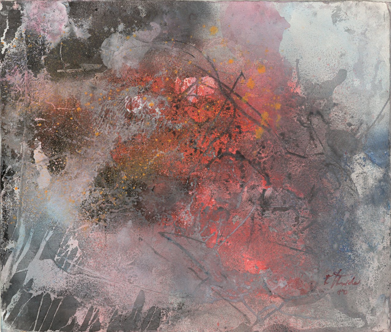 This picture shows the following artwork: Fred Thieler. Untitled. 1980.