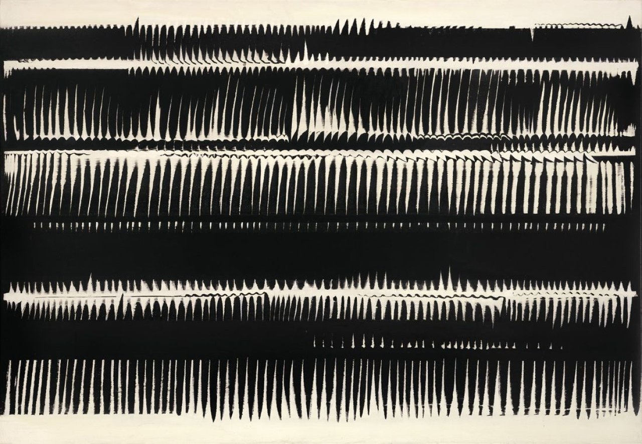 This picture shows the following artwork: Heinz Mack. „Homage à Steinway & Sons“. 1960/62.