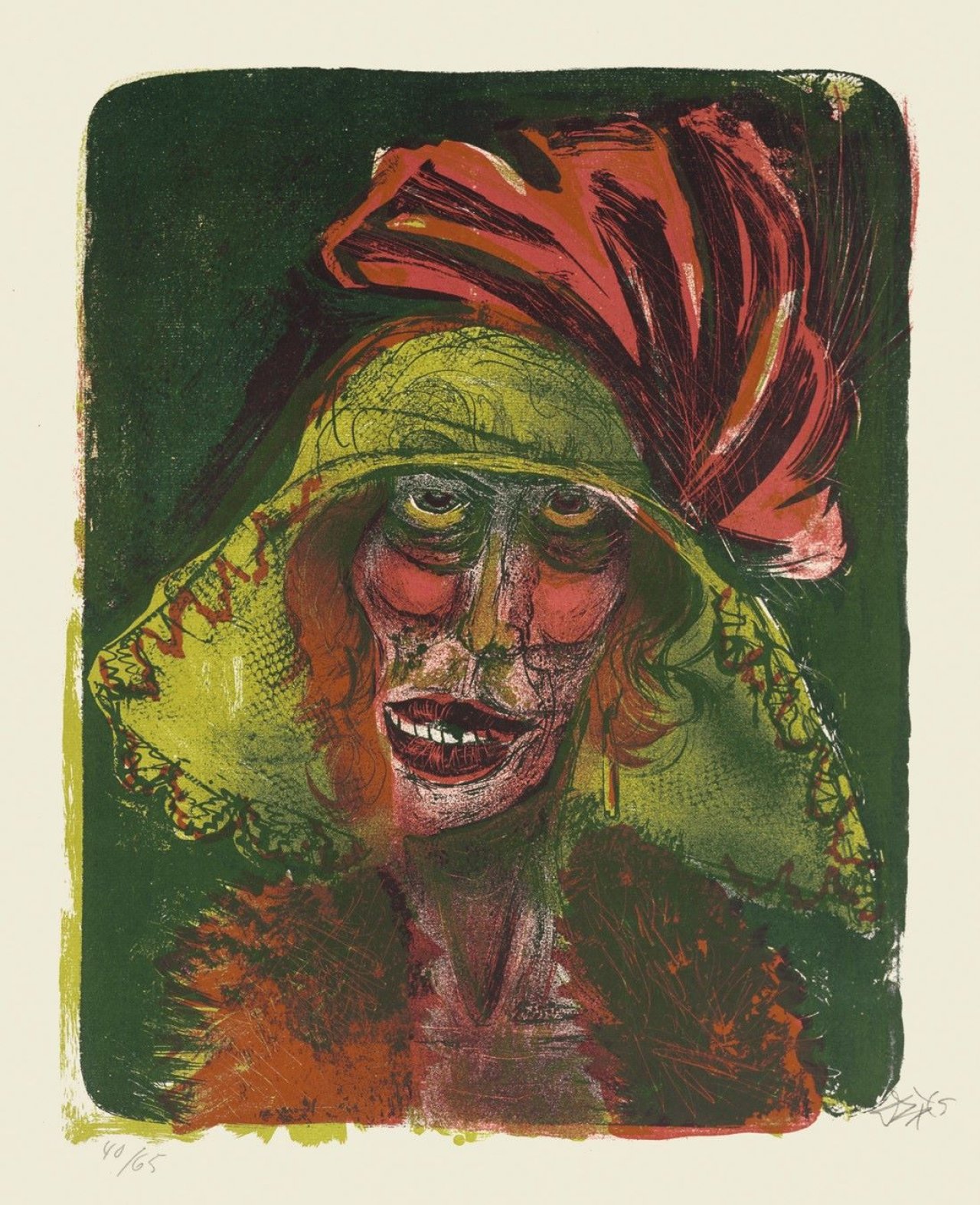 Auf diesem Bild ist das folgende Kunstwerk zu sehen: Otto Dix. „Leonie“. 1923.