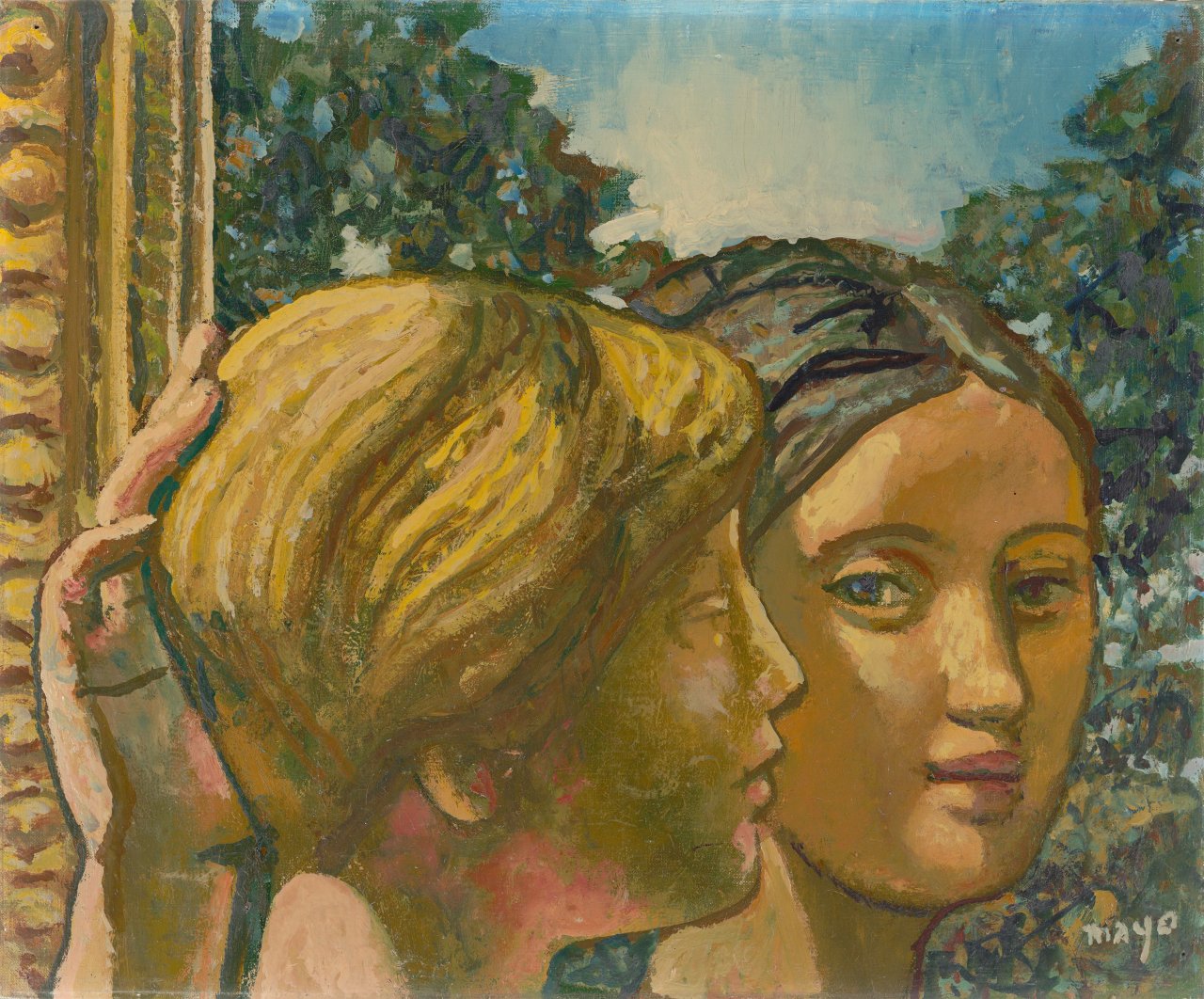 Auf diesem Bild ist das folgende Kunstwerk zu sehen: Antoine Mayo. „la roie de la renaissance“. 1970.