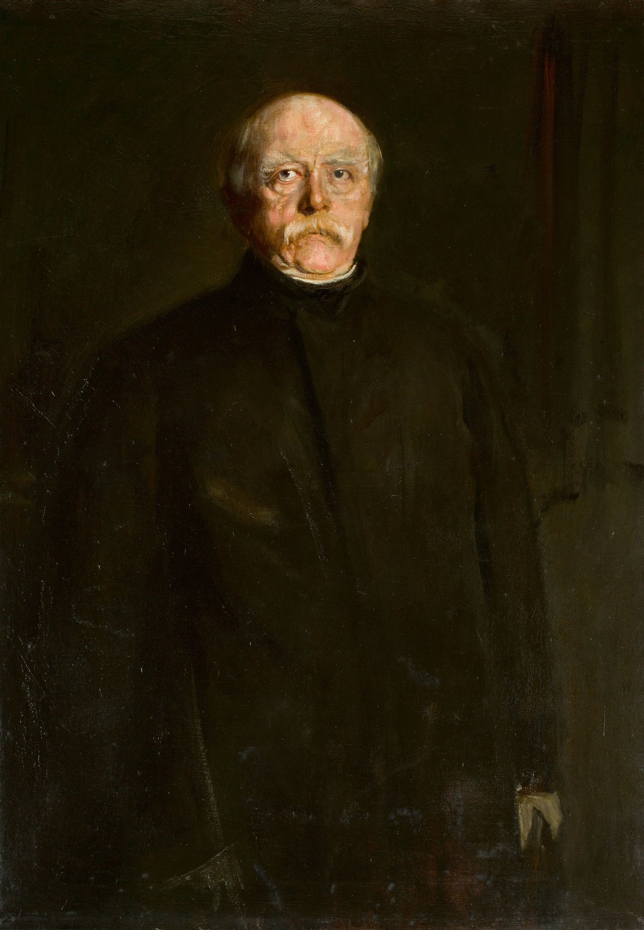 Auf diesem Bild ist das folgende Kunstwerk zu sehen: Franz von Lenbach. Otto Fürst von Bismarck.