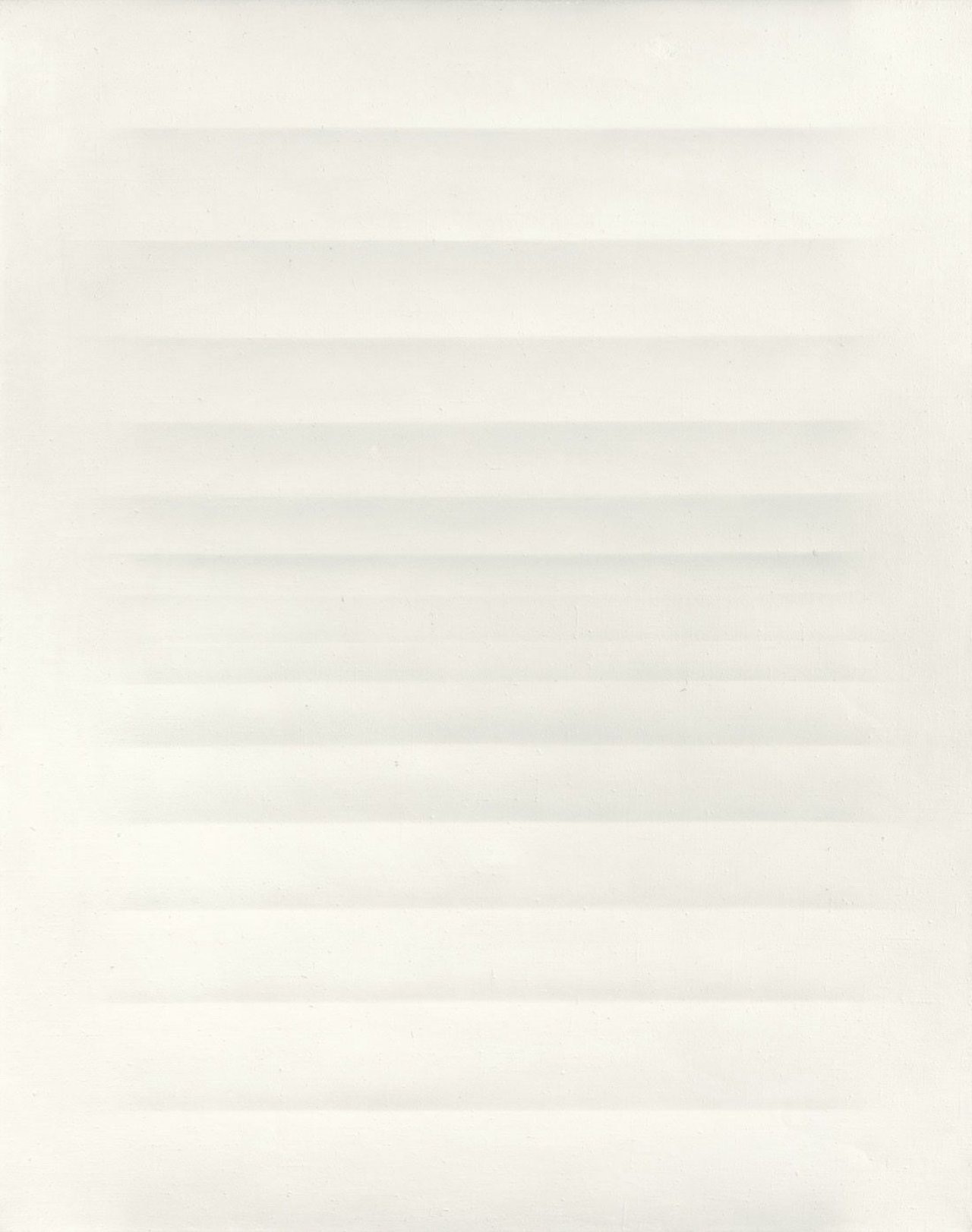 Auf diesem Bild ist das folgende Kunstwerk zu sehen: Raimund Girke. „Ruhiges Weißkontinuum“. 1963.