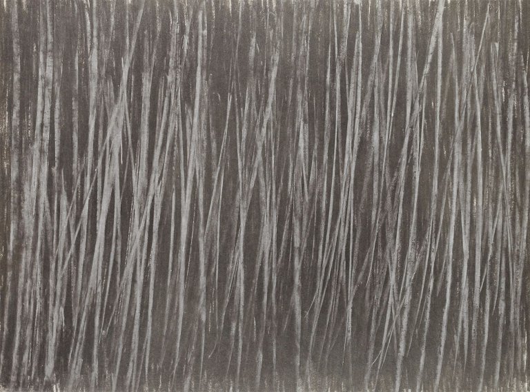 Auf diesem Bild ist das folgende Kunstwerk zu sehen: Cy Twombly. „Ohne Titel“. 1970.