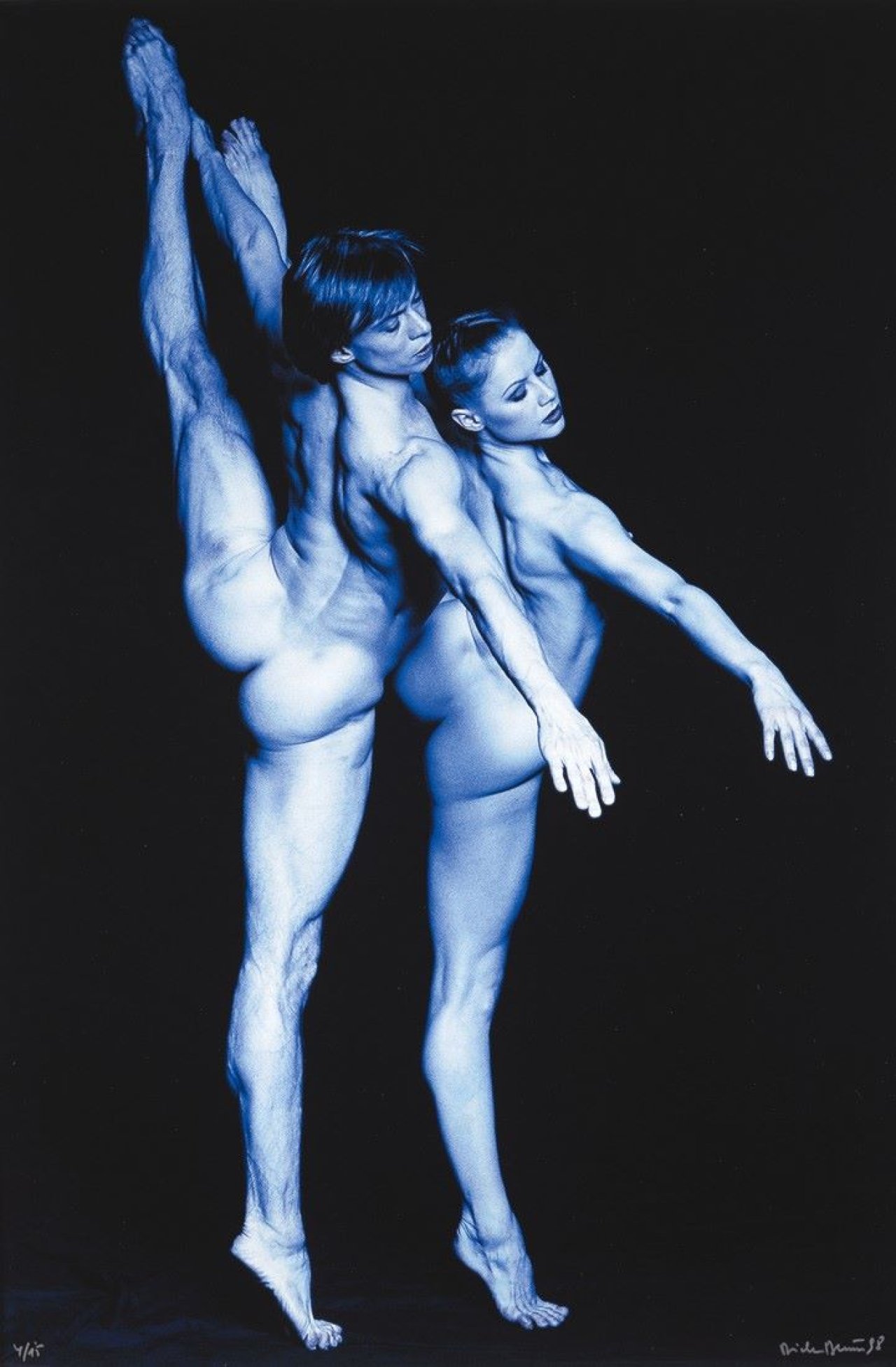 Auf diesem Bild ist das folgende Kunstwerk zu sehen: Dieter Blum. Vladimir Malakhov und Nadja Saidakova.. 1998.