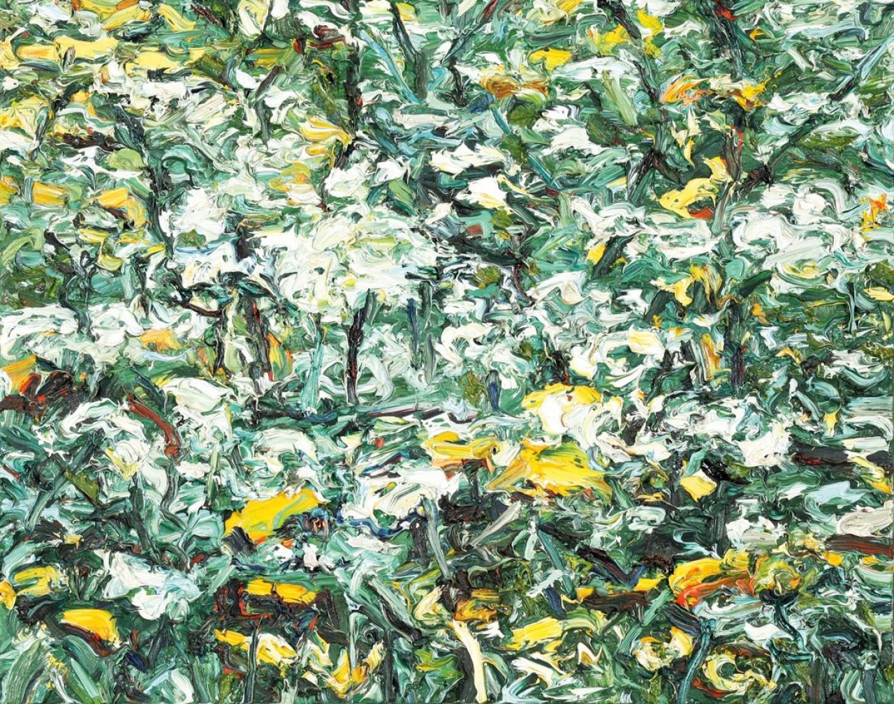 Auf diesem Bild ist das folgende Kunstwerk zu sehen: Ralph Fleck. Feldstück 25/X. 1991.