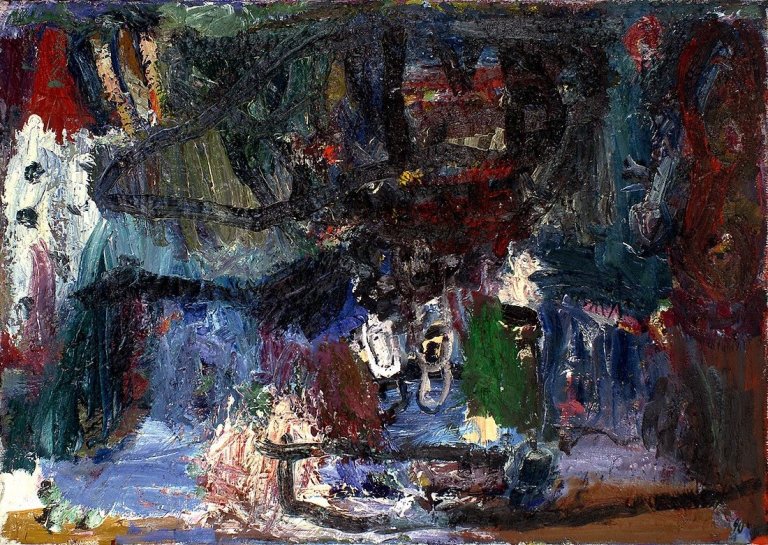 Auf diesem Bild ist das folgende Kunstwerk zu sehen: Walter Libuda. Ohne Titel. 1990.