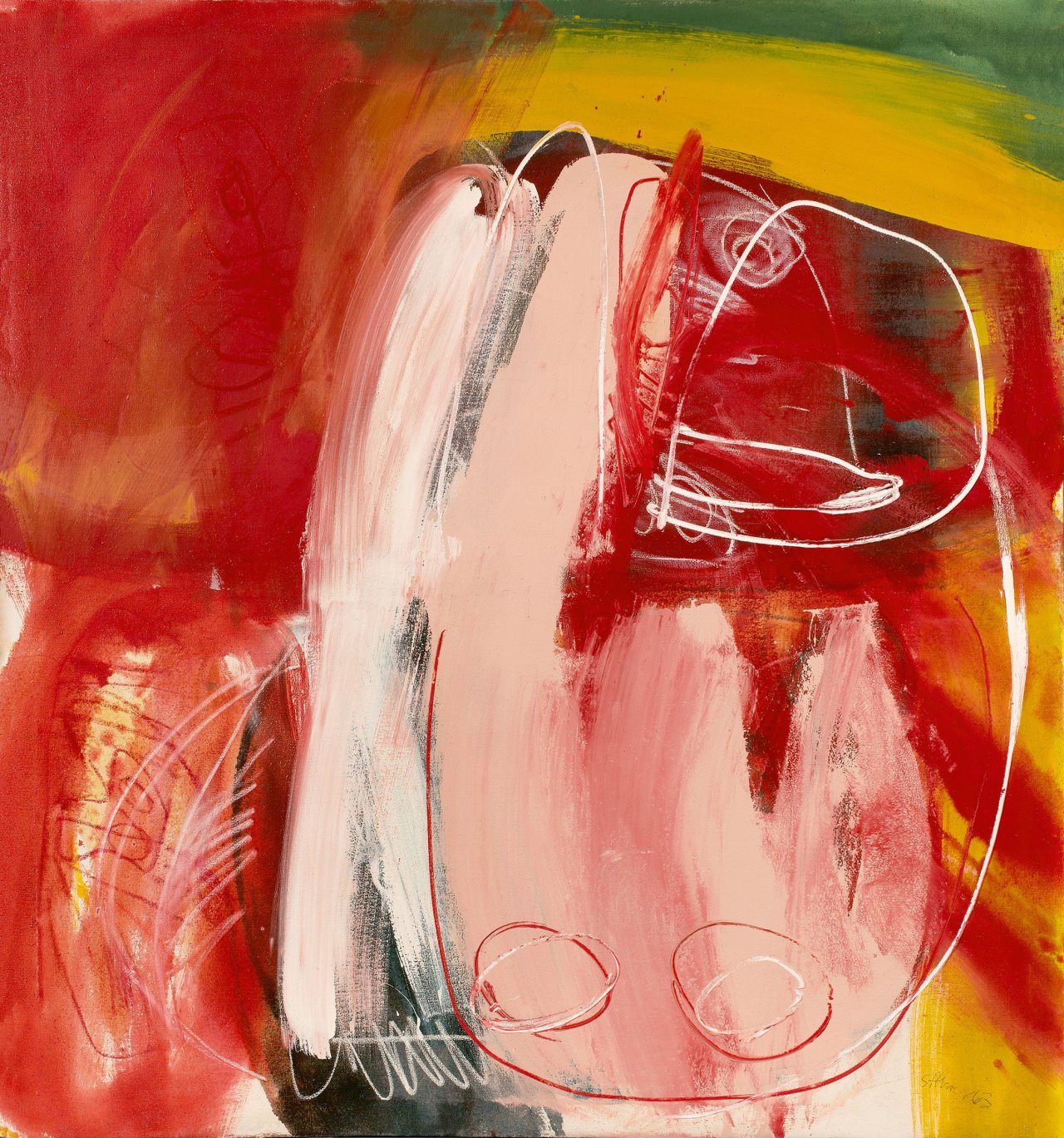 Auf diesem Bild ist das folgende Kunstwerk zu sehen: Walter Stöhrer. „(Bild 1)“. 1963.