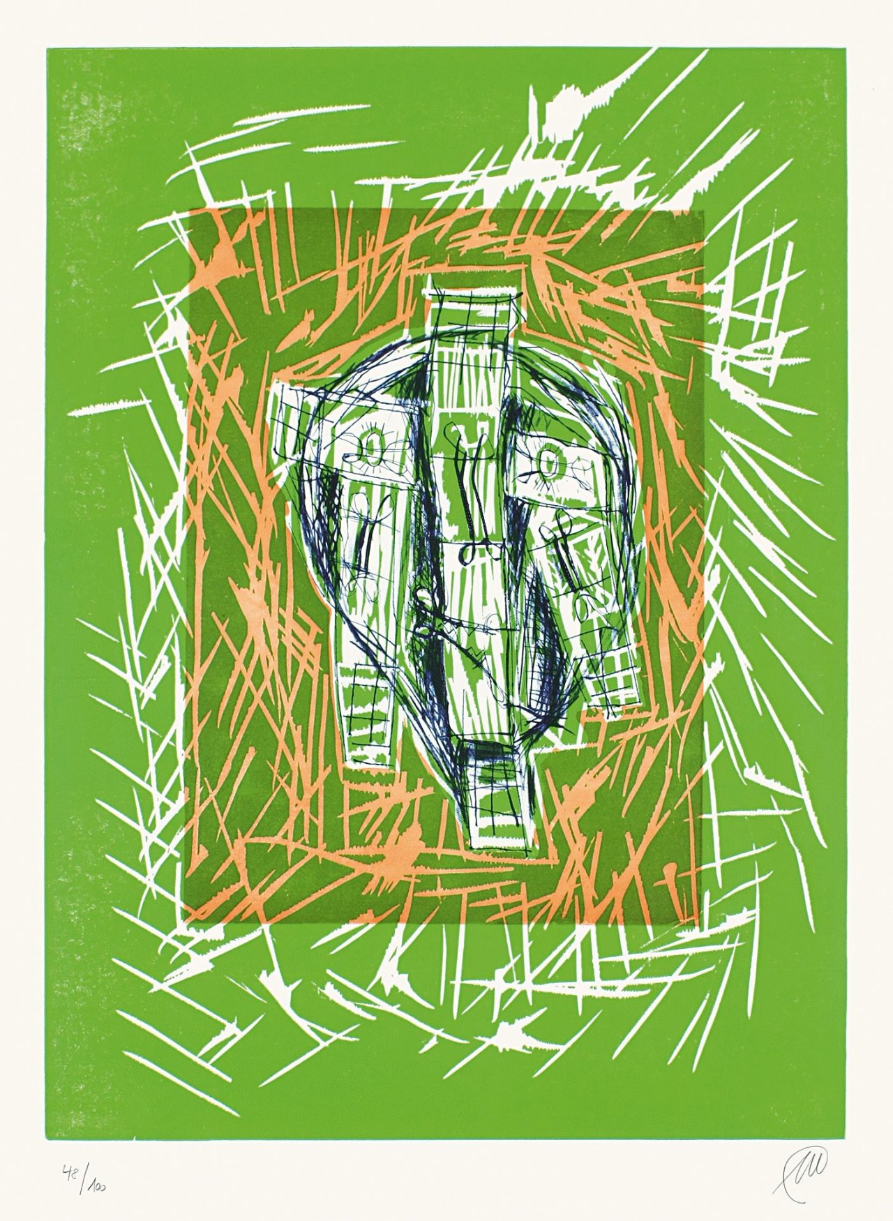 This picture shows the following artwork: Markus Lüpertz. „Parsifal“. 1996.