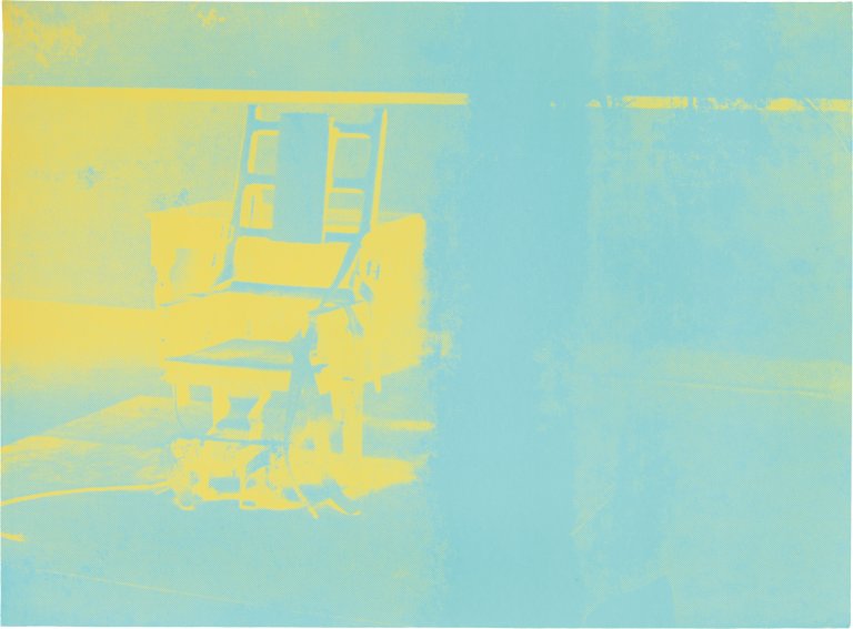 This picture shows the following artwork: Andy Warhol. ”Electric Chairs”. 1971.