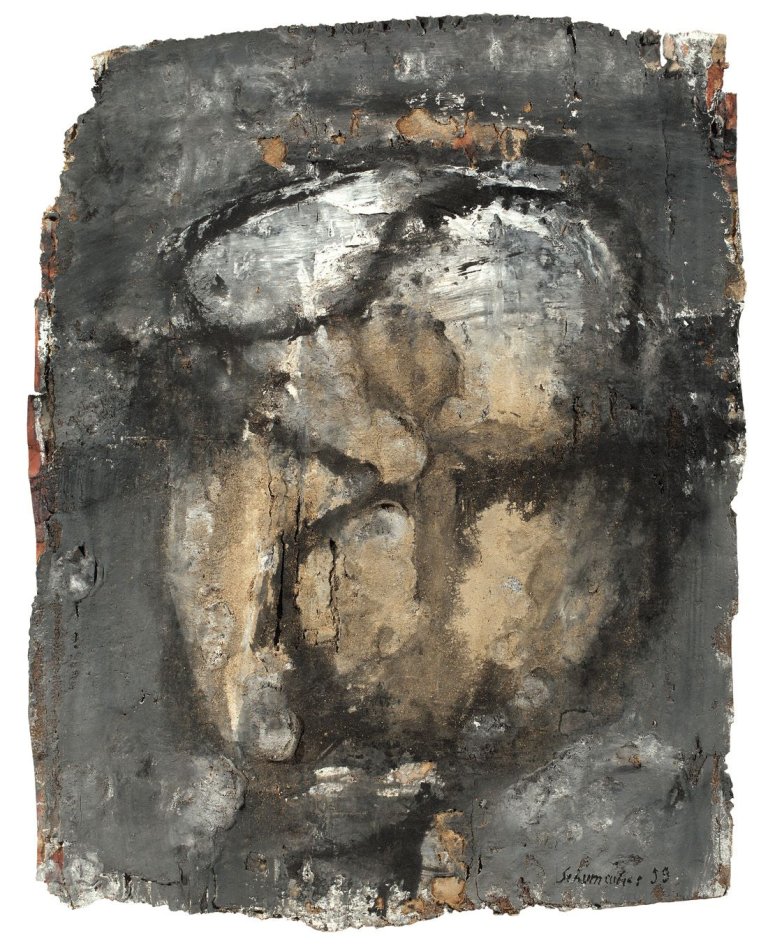 Auf diesem Bild ist das folgende Kunstwerk zu sehen: Emil Schumacher. „G–11 / 1959“. 1959.