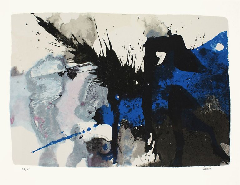 Auf diesem Bild ist das folgende Kunstwerk zu sehen: Fred Thieler. Ohne Titel. 1996.