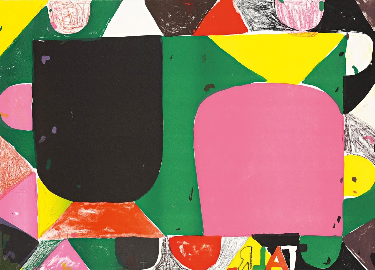Auf diesem Bild ist das folgende Kunstwerk zu sehen:  Tal R (d.i. Tal Rosenzweig). Ohne Titel. 2006.