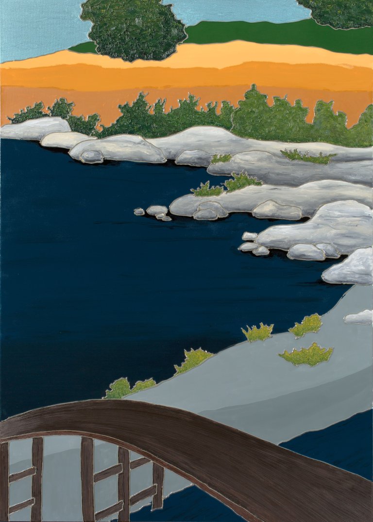 Auf diesem Bild ist das folgende Kunstwerk zu sehen: Sven Drühl. „H. II “. 2008.